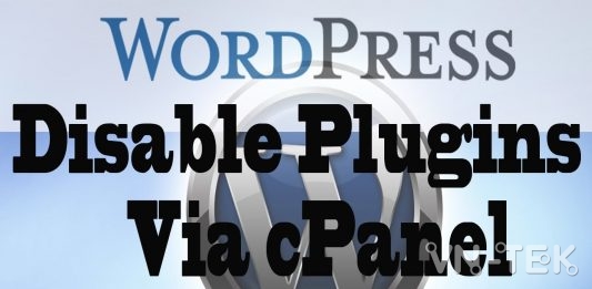 Tắt tất cả plugin không cần đăng nhập vào trang quản trị