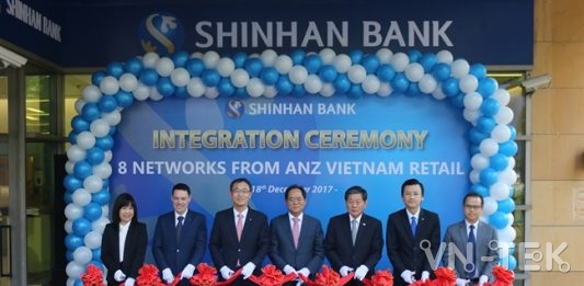 Mảng bán lẻ của ANZ chính thức về tay Shinhan Bank