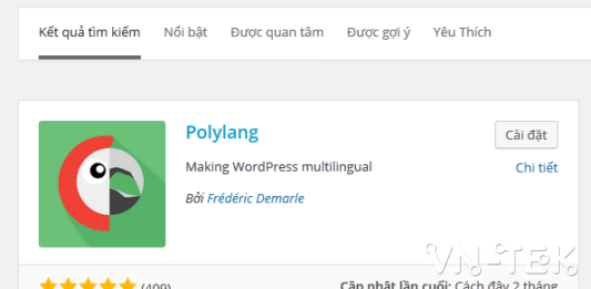 làm website đa ngôn ngữ cho WordPress bằng plugin Polylang