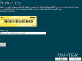 Chia sẻ key cài đặt Windows tất cả các phiên bản