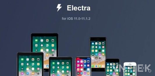 Jailbreak iOS 11 phiên bản chính thức bằng Electra