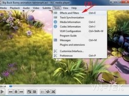 Xoay Video ngược, nghiêng bằng phần mềm xem phim VLC Media Player