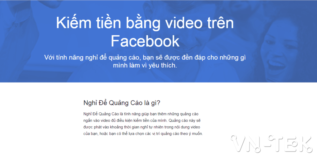 Kiếm tiền Online - Facebook Adbreaks