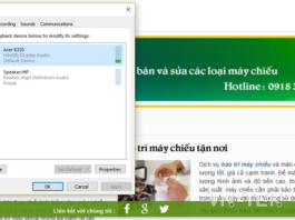 Cách tách âm thanh khi kết nối HDMI