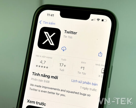 Apple từ chối đổi tên ứng dụng Twitter thành X