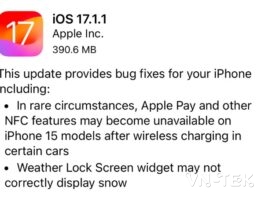 iOS 17.1.1 chính thức được phát hành hãy cập nhật ngay